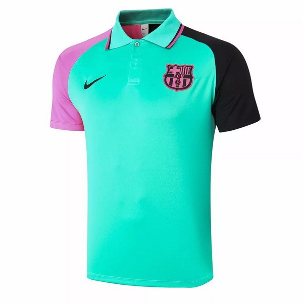 Polo Barcelona 2020-2021 Verde Rosa